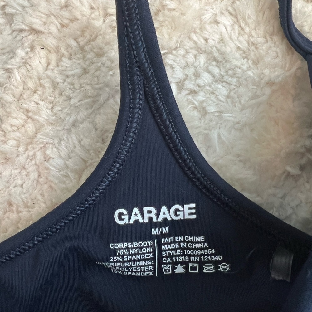 Garage SoftActive Y-Back Tank Top in Marina Blue - Picture 5 of 5